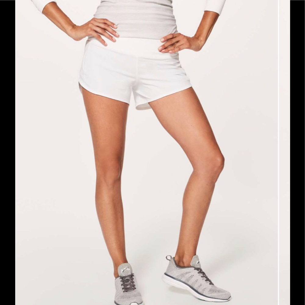 COPY - Lululemon Speed Up Short *Long 4" White